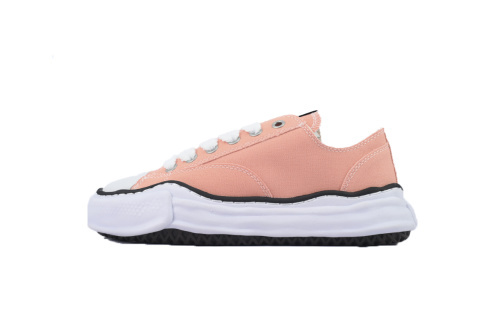 메종 미하라 야스히로 피터슨 OG 솔 캔버스 로우 스니커즈 핑크 A01FW702-PINK