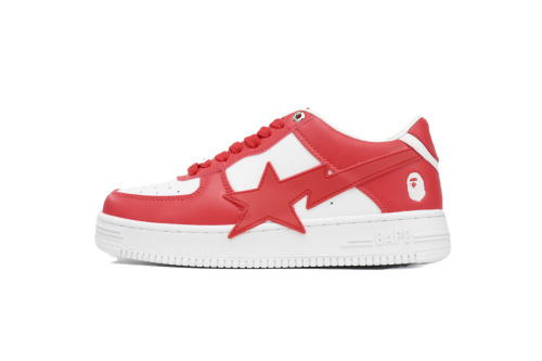 BATHING Ape 마블 시리즈 로우탑 OZXSHM 191 306M A 배딩 Ape 베이프 로우 화이트 레드 스타